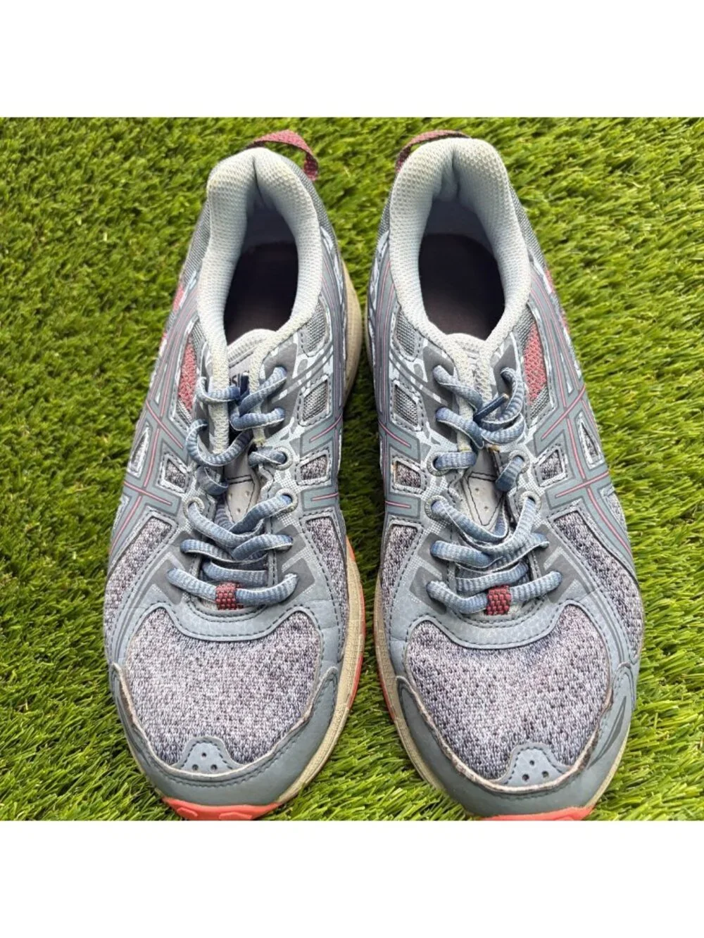 Asics Gel-Venture 6 Womens Size 8 Blue Pink Athletic Running Shoes Sneakers
